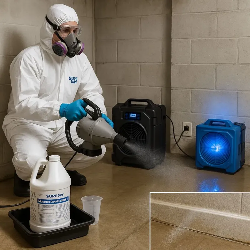 Sanitization and Odor Removal process in Ames, TX